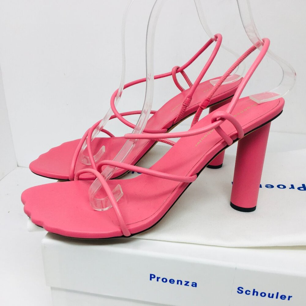 Proenza Schouler Women’s Nappa Jose’ Lux Pink Sculpt Sandals